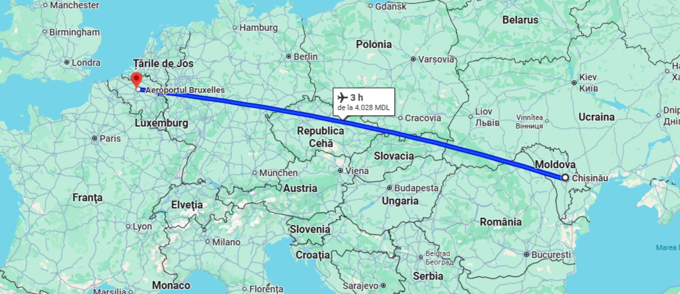 bilete avia chisinau bruxelles voiaj.md